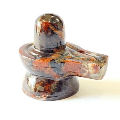 Natural Gomedha Stone Shivling - 260 gm - Himalaya Rudraksha Anusandhan Kendra