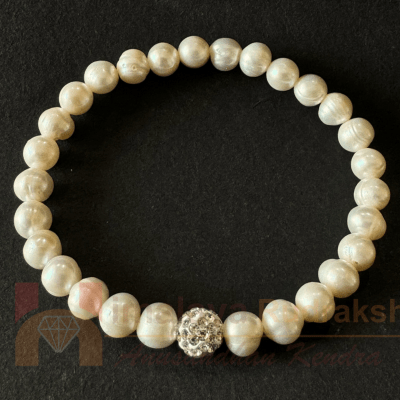 Natural Pearl Bracelet - Himalaya Rudraksha Anusandhan Kendra