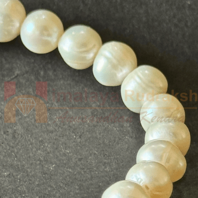 Natural Pearl Bracelet - Himalaya Rudraksha Anusandhan Kendra