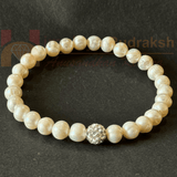 Natural Pearl Bracelet - Himalaya Rudraksha Anusandhan Kendra
