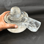 Natural Sphatik Shivling - 2.260 Kg - Himalaya Rudraksha Anusandhan Kendra