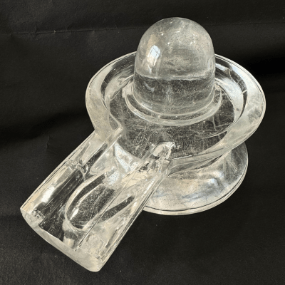 Natural Sphatik Shivling - 2.260 Kg - Himalaya Rudraksha Anusandhan Kendra