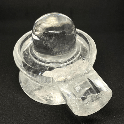 Natural Sphatik Shivling - 893 Gms - Himalaya Rudraksha Anusandhan Kendra