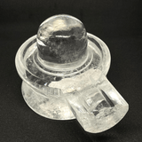 Natural Sphatik Shivling - 893 Gms - Himalaya Rudraksha Anusandhan Kendra