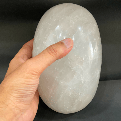 Natural Sphatik Shivlingam (4.400 kg) - Himalaya Rudraksha Anusandhan Kendra