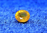 Natural Yellow Sapphire (Pukhraj - 8.70 cts) - Himalaya Rudraksha Anusandhan Kendra