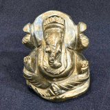 Pyrite Ganesha - (120 gm) Apx - Himalaya Rudraksha Anusandhan Kendra