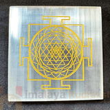 Selenite Charging Plate (4X4) inches - Himalaya Rudraksha Anusandhan Kendra