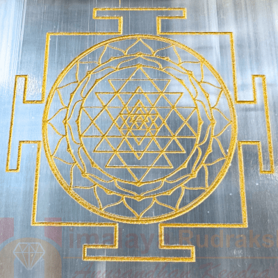 Selenite Charging Plate (4X4) inches - Himalaya Rudraksha Anusandhan Kendra