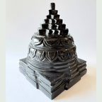 Shaligram Meru Shreeyantra - 1.137 Kgs - Himalaya Rudraksha Anusandhan Kendra