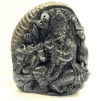 Shree Krishna Carved Shaligram - 675 Grams - Himalaya Rudraksha Anusandhan Kendra