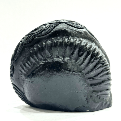 Siya Ram Carved Shaligram - 464 Grams - Himalaya Rudraksha Anusandhan Kendra