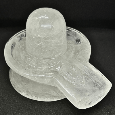 Sphatik Shivling - 1070 Grams - Himalaya Rudraksha Anusandhan Kendra