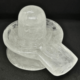 Sphatik Shivling - 1070 Grams - Himalaya Rudraksha Anusandhan Kendra