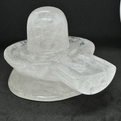Sphatik Shivling - 1070 Grams - Himalaya Rudraksha Anusandhan Kendra