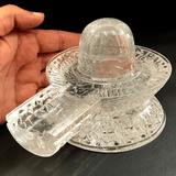 Sphatik Shivling - (1.226 kg) - Himalaya Rudraksha Anusandhan Kendra