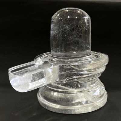 Sphatik Shivling - 1.450 Kg - Himalaya Rudraksha Anusandhan Kendra