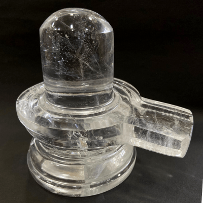 Sphatik Shivling - 1.450 Kg - Himalaya Rudraksha Anusandhan Kendra