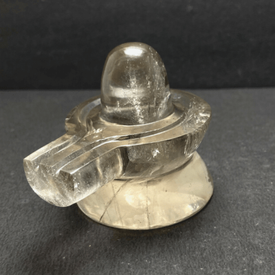 Sphatik Shivling - 230 gm - Himalaya Rudraksha Anusandhan Kendra