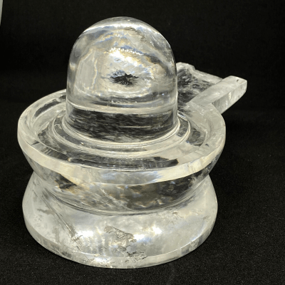 Sphatik Shivling - (960 Gms) - Himalaya Rudraksha Anusandhan Kendra