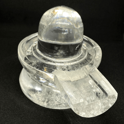 Sphatik Shivling - (960 Gms) - Himalaya Rudraksha Anusandhan Kendra