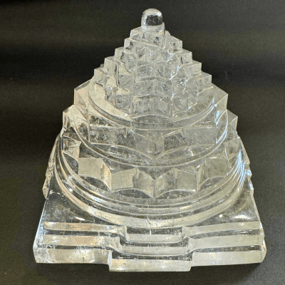 Sphatik Shreeyantra - 1.432 Kgs - Himalaya Rudraksha Anusandhan Kendra