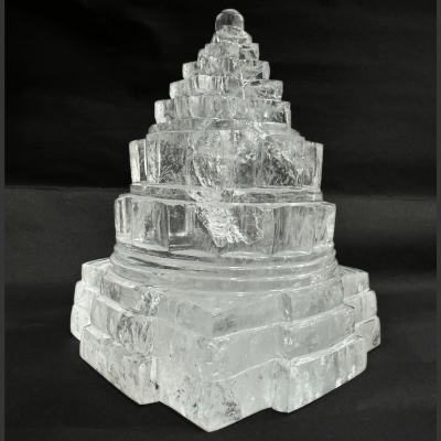 Sphatik Shreeyantra - 390 Gms - Himalaya Rudraksha Anusandhan Kendra