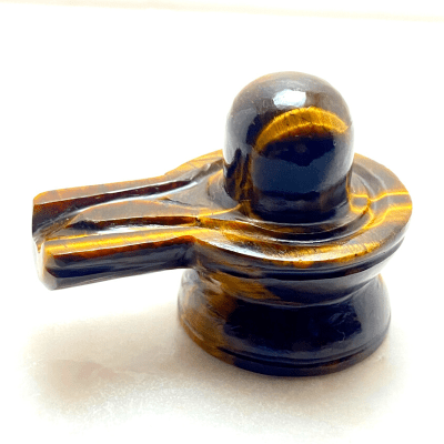 Tiger Stone Shivling - 70 gm - Himalaya Rudraksha Anusandhan Kendra