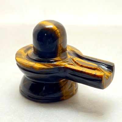 Tiger Stone Shivling - 70 gm - Himalaya Rudraksha Anusandhan Kendra
