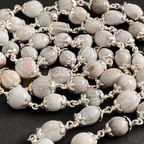 Vaijyanti Mala In Silver - Himalaya Rudraksha Anusandhan Kendra