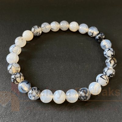 Vain Agate Stone Bracelet - Himalaya Rudraksha Anusandhan Kendra