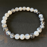Vain Agate Stone Bracelet - Himalaya Rudraksha Anusandhan Kendra