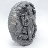Vishnuji Carved Shaligram (715 gms) - Himalaya Rudraksha Anusandhan Kendra