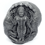 Vishnuji Carved Shaligram (715 gms) - Himalaya Rudraksha Anusandhan Kendra