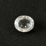 White Topaz (Safed Pukhraj) - 11.25 cts - Himalaya Rudraksha Anusandhan Kendra