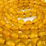 Yellow Agate (Hakik) Mala - Himalaya Rudraksha Anusandhan Kendra