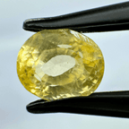 Yellow Sapphire (Pukhraj - 2.60 cts) - Ceylonese (Super Premium) - Himalaya Rudraksha Anusandhan Kendra
