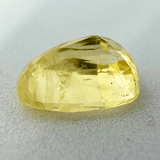 Yellow Sapphire (Pukhraj - 4.65 cts) - Ceylonese - Himalaya Rudraksha Anusandhan Kendra