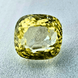 Yellow Sapphire (Pukhraj - 4.75 cts) - Ceylonese (Super Premium) - Himalaya Rudraksha Anusandhan Kendra