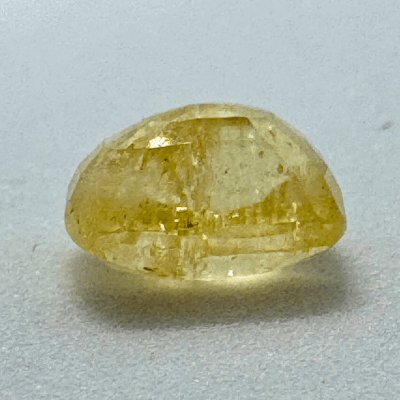 Yellow Sapphire (Pukhraj - 5.00 cts) - Ceylonese - Himalaya Rudraksha Anusandhan Kendra