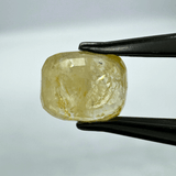 Yellow Sapphire (Pukhraj - 5.15 cts) - Ceylonese - Himalaya Rudraksha Anusandhan Kendra