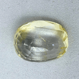 Yellow Sapphire (Pukhraj - 5.60 cts) - Ceylonese (Super Premium) - Himalaya Rudraksha Anusandhan Kendra