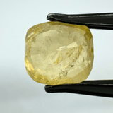 Yellow Sapphire (Pukhraj - 5.70 cts) - Ceylonese - Himalaya Rudraksha Anusandhan Kendra