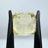 Yellow Sapphire (Pukhraj - 5.70 cts) - Ceylonese (Super Premium) - Himalaya Rudraksha Anusandhan Kendra