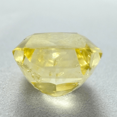 Yellow Sapphire (Pukhraj - 5.70 cts) - Ceylonese (Super Premium) - Himalaya Rudraksha Anusandhan Kendra