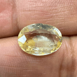 Yellow Sapphire (Pukhraj - 5.90 cts) - Ceylonese (Super Premium) - Himalaya Rudraksha Anusandhan Kendra