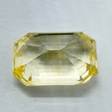 Yellow Sapphire (Pukhraj - 6.35 cts) - Ceylonese (Premium Range) - Himalaya Rudraksha Anusandhan Kendra