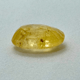 Yellow Sapphire (Pukhraj - 6.45 cts) - Ceylonese - Himalaya Rudraksha Anusandhan Kendra