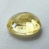 Yellow Sapphire (Pukhraj - 6.65 cts) - Ceylonese (Super Premium) - Himalaya Rudraksha Anusandhan Kendra