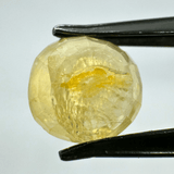 Yellow Sapphire (Pukhraj - 7.00 cts) - Ceylonese - Himalaya Rudraksha Anusandhan Kendra